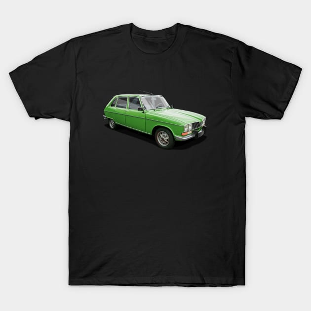 1973 Renault R16 TX in green T-Shirt by candcretro